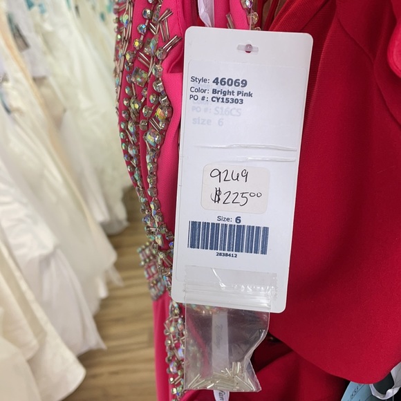 Hot Pink Prom Dress - Picture 7 of 7